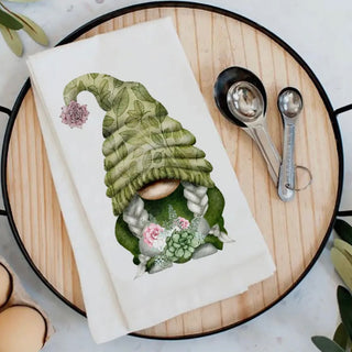 Plant Gnome Tea Towel