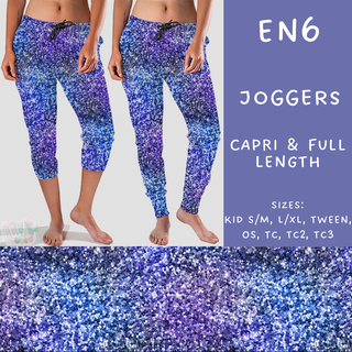 Batch #206 - Electric Night - Closes - 9/25 - ETA early Nov - EN6 Full and Capri Length Joggers