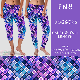 Batch #206 - Electric Night - Closes - 9/25 - ETA early Nov - EN8 Full and Capri Length Joggers