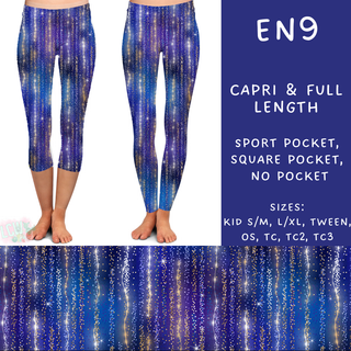 Batch #206 - Electric Night - Closes - 9/25 - ETA early Nov - EN9 Full and Capri Length Leggings