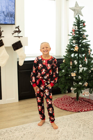 PREORDER: Matching Family Christmas Pajamas in Cup of Cow