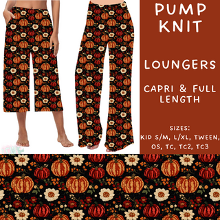 Batch #204 - Hello Fall - Closes 9/20 - ETA early Nov - Pump Knit Capri and Full Length Loungers