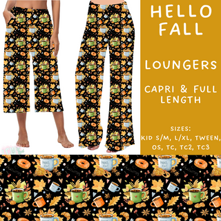 Batch #204 - Hello Fall - Closes 9/20 - ETA early Nov - Hello Fall Capri and Full Length Loungers