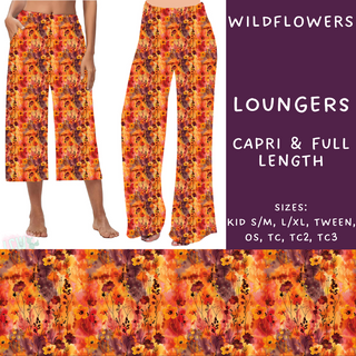 Batch #204 - Hello Fall - Closes 9/20 - ETA early Nov - Wildflowers Capri and Full Length Loungers