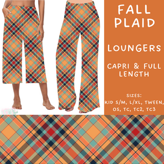 Batch #204 - Hello Fall - Closes 9/20 - ETA early Nov - Fall Plaid Capri and Full Length Loungers