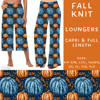 Batch #204 - Hello Fall - Closes 9/20 - ETA early Nov - Fall Knit Capri and Full Length Loungers