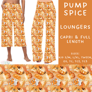 Batch #204 - Hello Fall - Closes 9/20 - ETA early Nov - Pump Spice Capri and Full Length Loungers