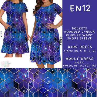 Batch #206 - Electric Night - Closes - 9/25 - ETA early Nov - EN12 Adult & Kids Dresses