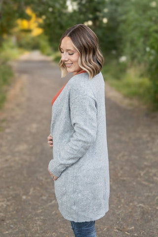 IN STOCK Madison Cozy Cardigan - Light Grey | Women's Cardigan FINAL SALE