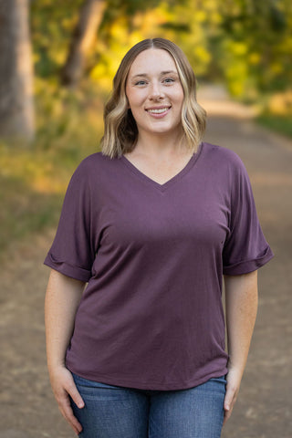 IN STOCK Selene Relaxed Top - Amethyst | Women's Top