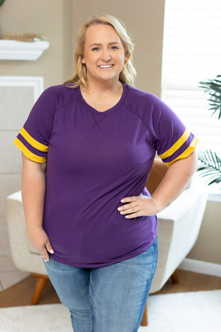 IN STOCK Kylie Tee - Minnesota Purple and Yellow