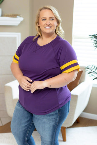 IN STOCK Kylie Tee - Minnesota Purple and Yellow