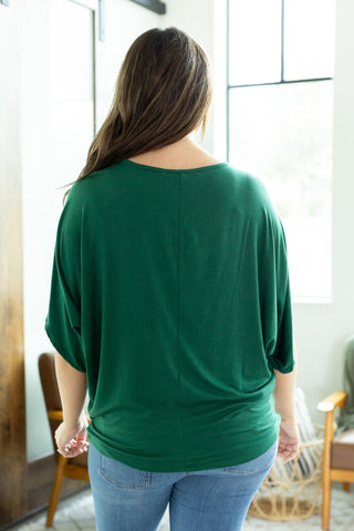 IN STOCK Darcy Dolman Top - Forest Green | Women's Flowy Top