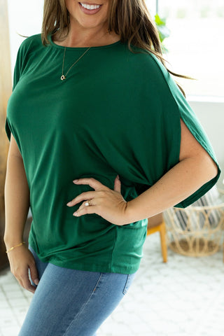 IN STOCK Darcy Dolman Top - Forest Green | Women's Flowy Top