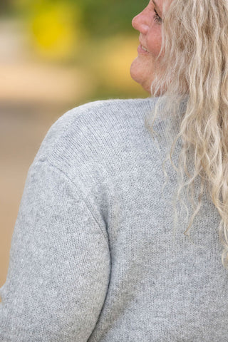 IN STOCK Madison Cozy Cardigan - Light Grey | Women's Cardigan FINAL SALE