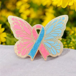 Pink and Blue Butterfly Freshie