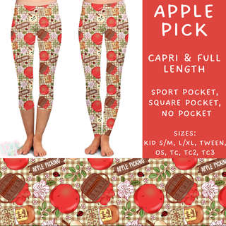 Batch #204 - Hello Fall - Closes 9/20 - ETA early Nov - Apple Pick Full and Capri Length Leggings