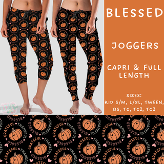 Batch #204 - Hello Fall - Closes 9/20 - ETA early Nov - Blessed Full and Capri Length Joggers