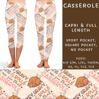 Batch #207 - Fall Fun - Closes 9/27 - ETA mid Nov - Casserole Full and Capri Length Leggings