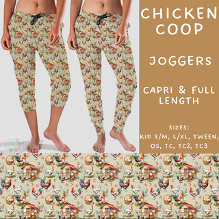 Batch #205 - August Request Run - Closes 9/23 - ETA early Nov - Chicken Coop Full and Capri Length Joggers