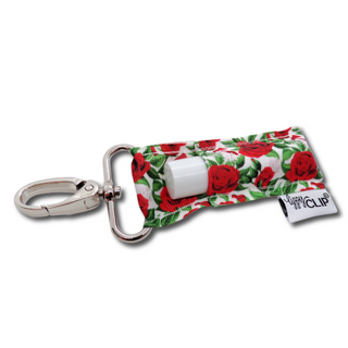 Christmas Floral LippyClip® Lip Balm Holder