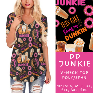 Batch #209 - Fun Run 5 - Closes 10/2 - ETA mid Nov - DD Junkie V-Neck Tee