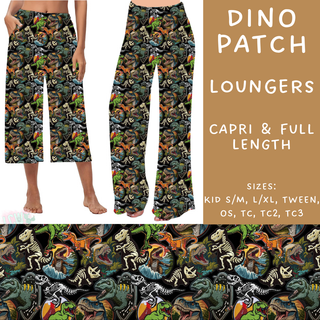 Batch #205 - August Request Run - Closes 9/23 - ETA early Nov - Dino Patch Capri and Full Length Loungers