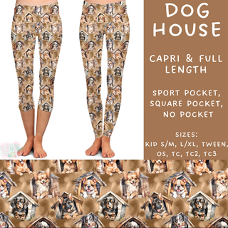 Batch #209 - Fun Run 5 - Closes 10/2 - ETA mid Nov - Dog House Full and Capri Length Leggings