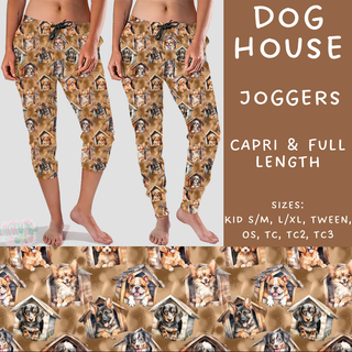 Batch #209 - Fun Run 5 - Closes 10/2 - ETA mid Nov - Dog House Full and Capri Length Joggers