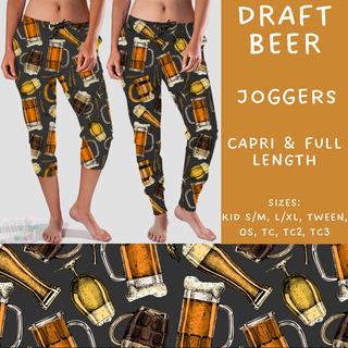 Batch #205 - August Request Run - Closes 9/23 - ETA early Nov - Draft Beer Full and Capri Length Joggers