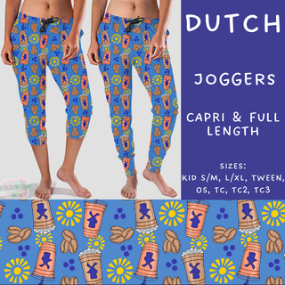 Batch #209 - Fun Run 5 - Closes 10/2 - ETA mid Nov - Dutch Full and Capri Length Joggers