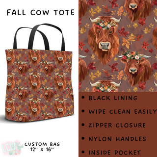 Batch #207 - Fall Fun - Closes 9/27 - ETA mid Nov - Fall Cow Tote