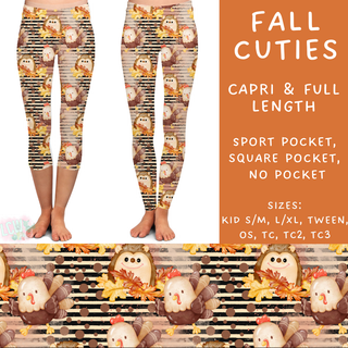 Batch #207 - Fall Fun - Closes 9/27 - ETA mid Nov - Fall Cuties Full and Capri Length Leggings