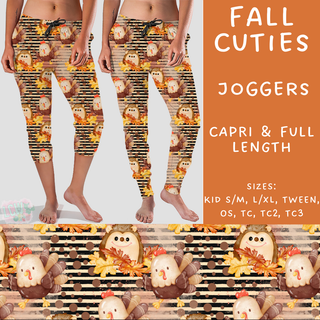 Batch #207 - Fall Fun - Closes 9/27 - ETA mid Nov - Fall Cuties Full and Capri Length Joggers