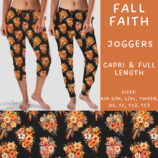 Batch #205 - August Request Run - Closes 9/23 - ETA early Nov - Fall Faith Full and Capri Length Joggers