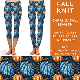 Batch #204 - Hello Fall - Closes 9/20 - ETA early Nov - Fall Knit Full and Capri Length Leggings