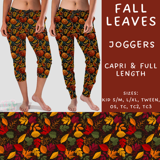 Batch #204 - Hello Fall - Closes 9/20 - ETA early Nov - Fall Leaves Full and Capri Length Joggers