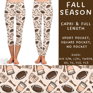 Batch #207 - Fall Fun - Closes 9/27 - ETA mid Nov - Fall Season Full and Capri Length Leggings