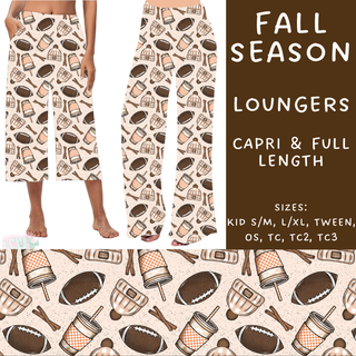 Batch #207 - Fall Fun - Closes 9/27 - ETA mid Nov - Fall Season Capri and Full Length Loungers