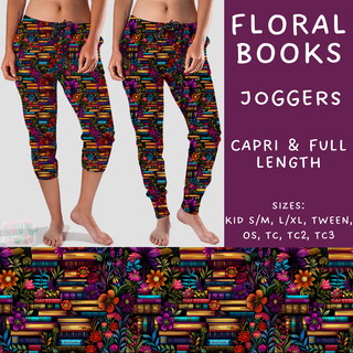 Batch #205 - August Request Run - Closes 9/23 - ETA early Nov - Floral Books Full and Capri Length Joggers