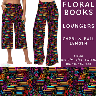 Batch #205 - August Request Run - Closes 9/23 - ETA early Nov - Floral Books Capri and Full Length Loungers