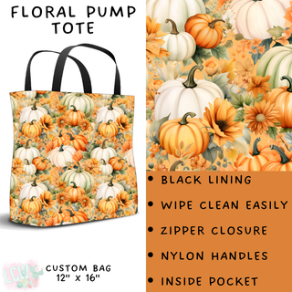 Batch #204 - Hello Fall - Closes 9/20 - ETA early Nov - Floral Pump Tote