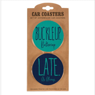 Buckle Up Car Coaster