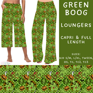 Batch #205 - August Request Run - Closes 9/23 - ETA early Nov - Green Boog Capri and Full Length Loungers