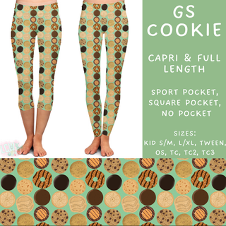 Batch #205 - August Request Run - Closes 9/23 - ETA early Nov - GS Cookie Full and Capri Length Leggings