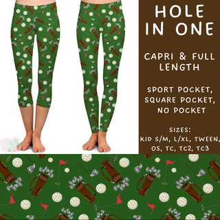 Batch #205 - August Request Run - Closes 9/23 - ETA early Nov - Hole in One Full and Capri Length Leggings