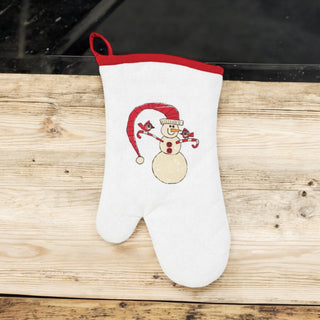 Snowman Oven Mitt