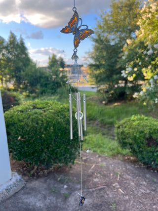 Orange Butterfly Suncatcher