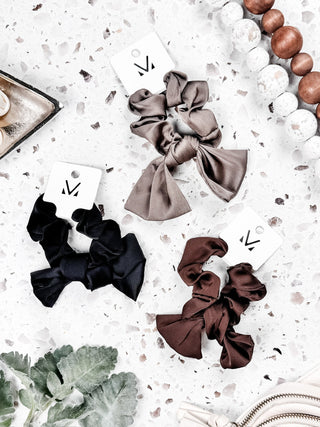 IN STOCK Satin Bow Scrunchie