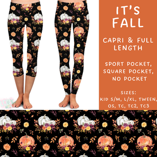 Batch #207 - Fall Fun - Closes 9/27 - ETA mid Nov - It's Fall Full and Capri Length Leggings